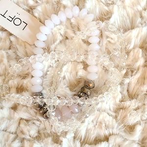 LOFT 3 SEPERATE STRETCH BRACELETS